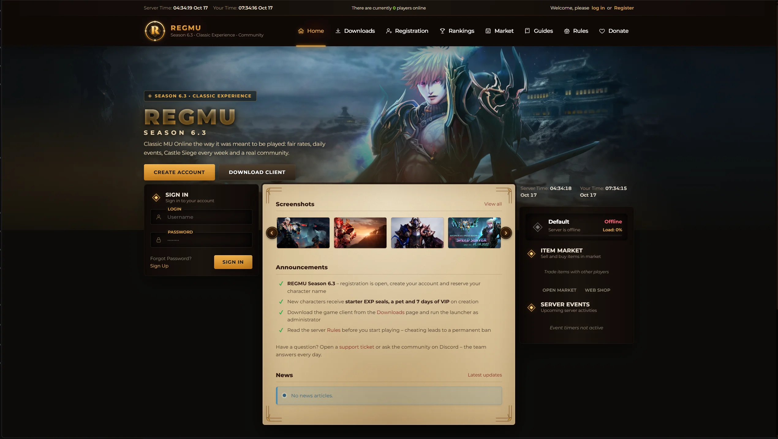 DMN CMS – Royal Fantasy Premium Website Template