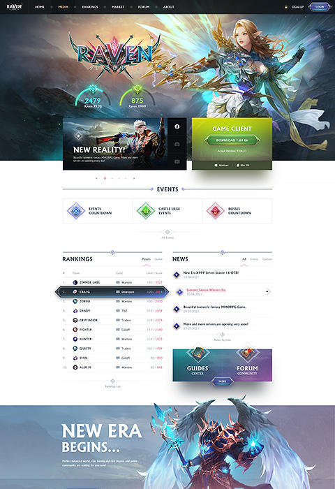 DMN CMS – Raven Premium Website Template